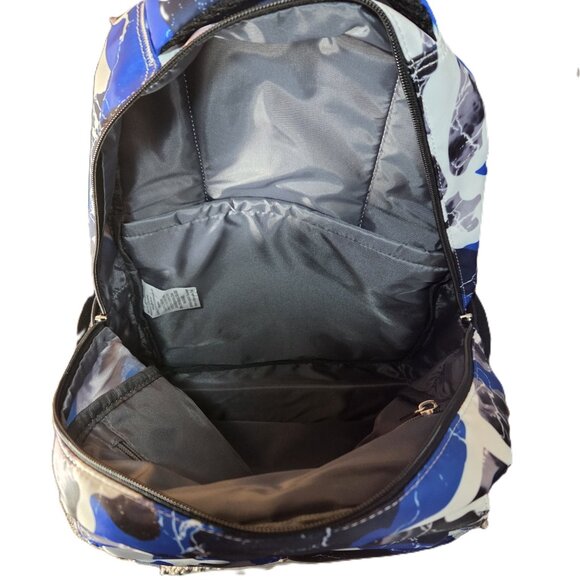 Blue Camouflage Backpack Large Compartment Elementary/Middle School NWOT - Picture 6 of 8
